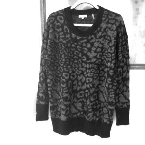 Rebecca Taylor Animal Print Sweater